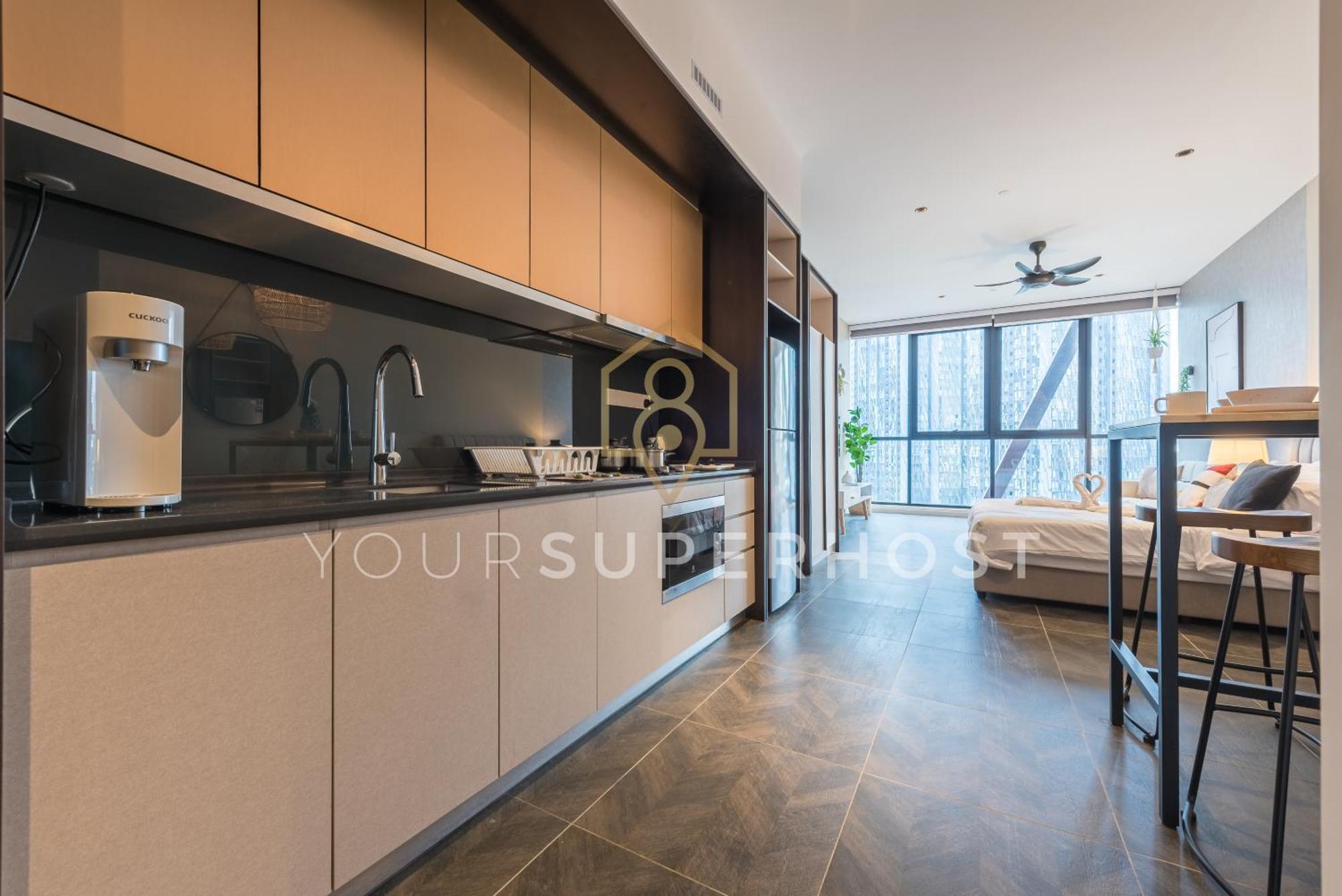 Scarletz Suites Near Klcc By Yoursuperhost クアラルンプール 部屋 写真
