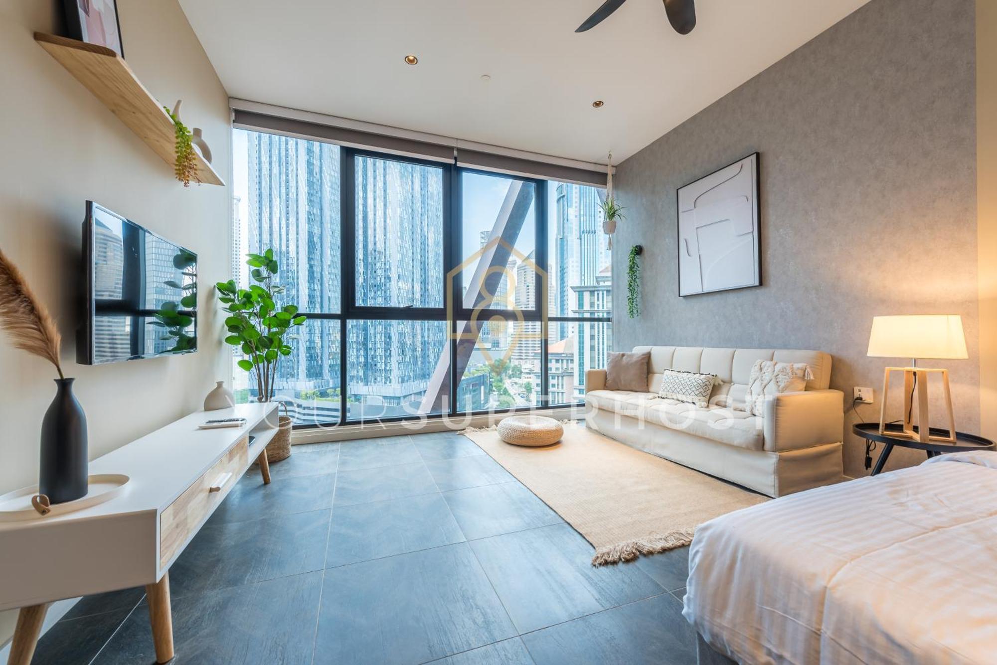 Scarletz Suites Near Klcc By Yoursuperhost クアラルンプール 部屋 写真