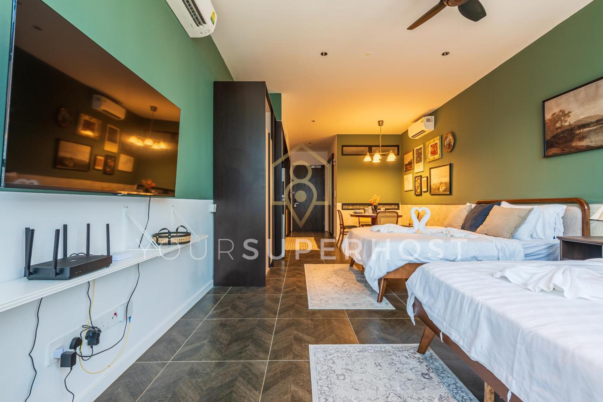 Scarletz Suites Near Klcc By Yoursuperhost クアラルンプール 部屋 写真
