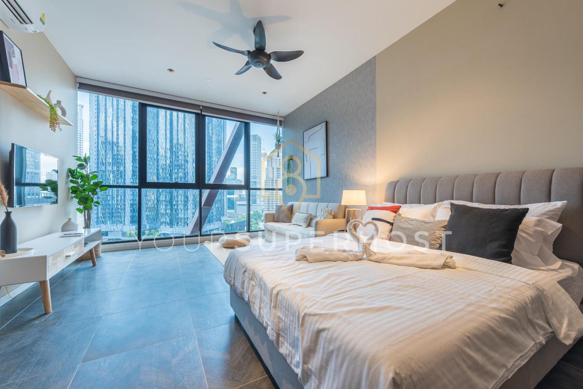 Scarletz Suites Near Klcc By Yoursuperhost クアラルンプール 部屋 写真