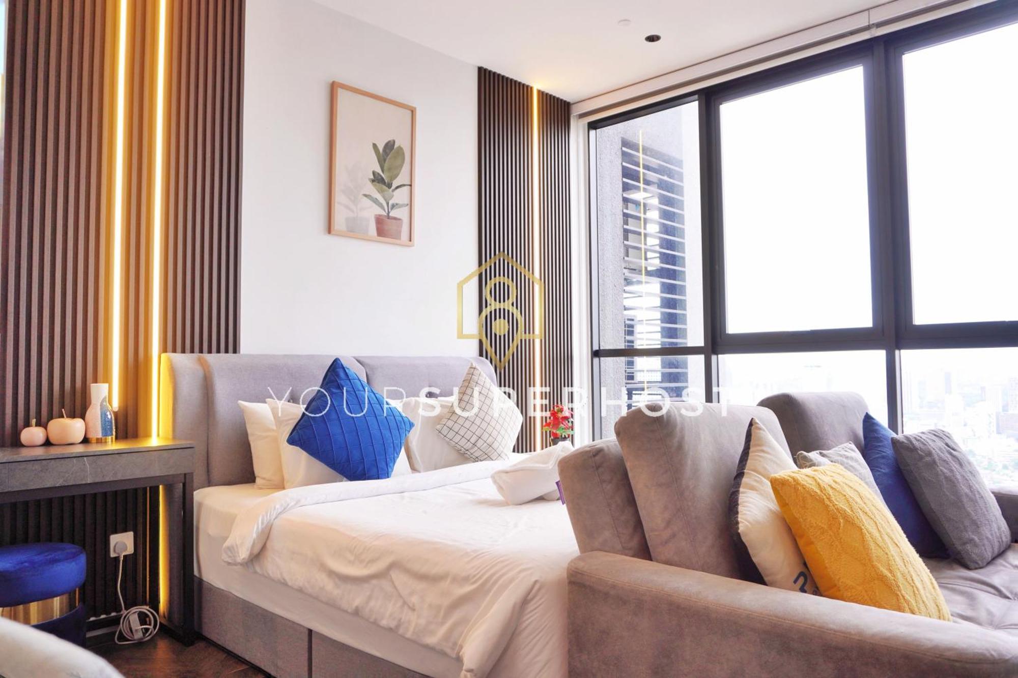 Scarletz Suites Near Klcc By Yoursuperhost クアラルンプール 部屋 写真