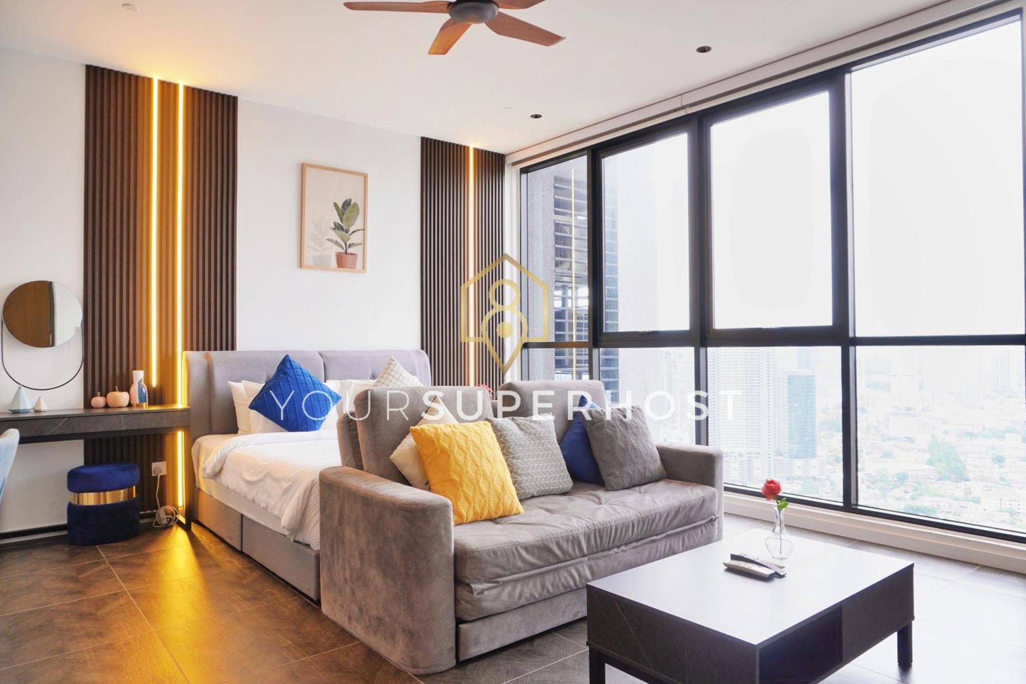 Scarletz Suites Near Klcc By Yoursuperhost クアラルンプール 部屋 写真