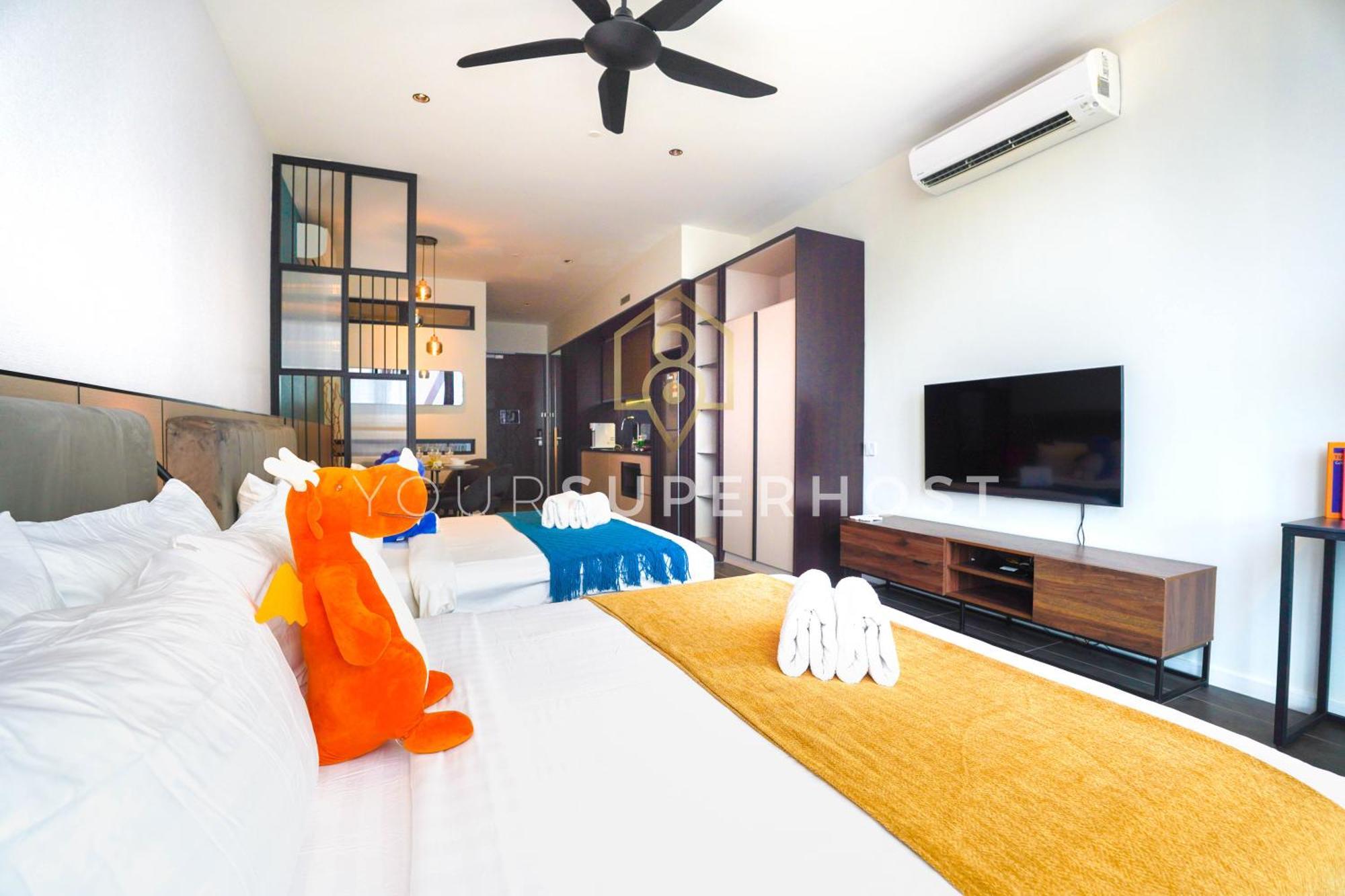 Scarletz Suites Near Klcc By Yoursuperhost クアラルンプール 部屋 写真