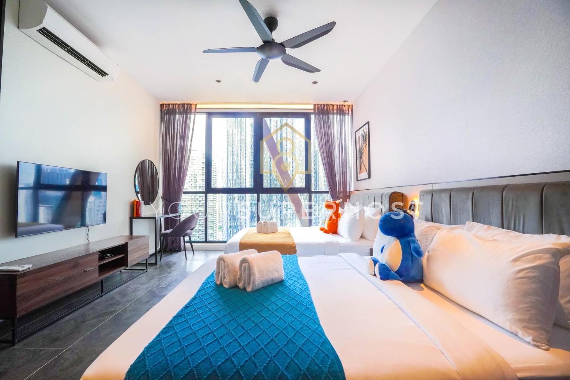 Scarletz Suites Near Klcc By Yoursuperhost クアラルンプール 部屋 写真